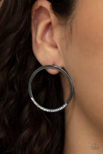 Load image into Gallery viewer, Paparazzi 🔆 Spot On Opulence - Black Post Earrings