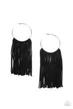 Load image into Gallery viewer, oak-sisters-jewelry-flauntable-fringe-black-earrings-paparazzi-accessories-by-lisa