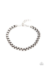 Load image into Gallery viewer, oak-sisters-jewelry-armed-combat-silver-mens bracelet-paparazzi-accessories-by-lisa