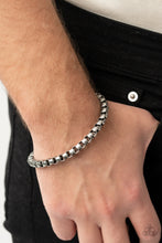 Load image into Gallery viewer, Paparazzi π Armed Combat - Silver Mens Bracelet
