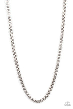 Load image into Gallery viewer, oak-sisters-jewelry-combat-zone-silver-mens necklace-paparazzi-accessories-by-lisa