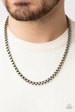 Load image into Gallery viewer, Paparazzi π Combat Zone - Silver Mens Necklace