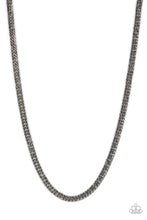 Load image into Gallery viewer, oak-sisters-jewelry-valiant-victor-black-mens necklace-paparazzi-accessories-by-lisa