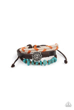 Load image into Gallery viewer, oak-sisters-jewelry-terrain-trend-orange-bracelet-paparazzi-accessories-by-lisa