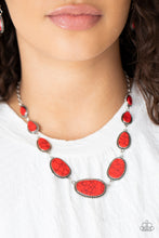 Load image into Gallery viewer, Paparazzi 🔆 Elemental Eden - Red Necklace