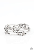 Load image into Gallery viewer, oak-sisters-jewelry-showy-shimmer-silver-bracelet-paparazzi-accessories-by-lisa