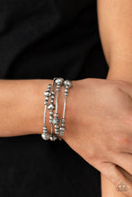 Load image into Gallery viewer, Paparazzi 🔆Showy Shimmer - Silver Bracelet