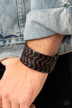 Load image into Gallery viewer, Paparazzi ๐Biker Badlands - Black Bracelet