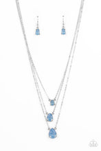 Load image into Gallery viewer, oak-sisters-jewelry-dewy-drizzle-blue-necklace-paparazzi-accessories-by-lisa