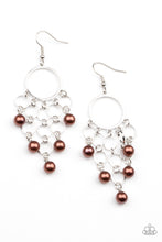 Load image into Gallery viewer, oak-sisters-jewelry-when-life-gives-you-pearls-brown-earrings-paparazzi-accessories-by-lisa