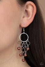 Load image into Gallery viewer, Paparazzi 🔆 When Life Gives You Pearls - Brown Earrings