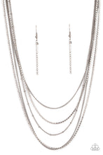Load image into Gallery viewer, oak-sisters-jewelry-dangerously-demure-black-necklace-paparazzi-accessories-by-lisa