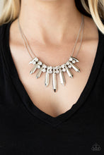 Load image into Gallery viewer, Paparazzi 🔆 Dangerous Dazzle - White Necklace