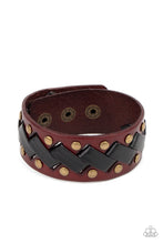Load image into Gallery viewer, oak-sisters-jewelry-laces-loaded-brass-bracelet-paparazzi-accessories-by-lisa