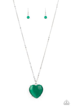 Load image into Gallery viewer, oak-sisters-jewelry-warmhearted-glow-green-necklace-paparazzi-accessories-by-lisa