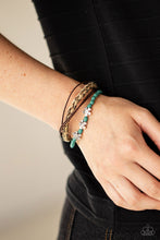 Load image into Gallery viewer, Paparazzi 🔆 Raffia Remix - Blue Bracelet
