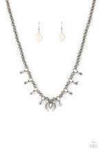 Load image into Gallery viewer, oak-sisters-jewelry-luck-of-the-west-white-necklace-paparazzi-accessories-by-lisa