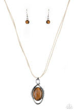Load image into Gallery viewer, oak-sisters-jewelry-desert-mystery-brown-necklace-paparazzi-accessories-by-lisa