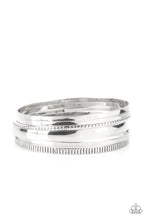 Load image into Gallery viewer, oak-sisters-jewelry-gliding-gleam-silver-bracelet-paparazzi-accessories-by-lisa