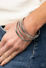 Load image into Gallery viewer, Paparazzi 🔆 Gliding Gleam - Silver Bracelet