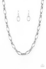 Load image into Gallery viewer, oak-sisters-jewelry-defined-drama-silver-necklace-paparazzi-accessories-by-lisa