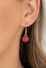 Load image into Gallery viewer, Paparazzi π Heavenly Teardrops - Red Necklace