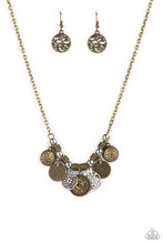 Load image into Gallery viewer, oak-sisters-jewelry-to-coin-a-phrase-brass-necklace-paparazzi-accessories-by-lisa
