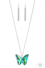 Load image into Gallery viewer, oak-sisters-jewelry-the-social-butterfly-effect-green-paparazzi-accessories-by-lisa
