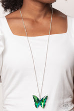 Load image into Gallery viewer, Paparazzi π The Social Butterfly Effect - Green Necklace