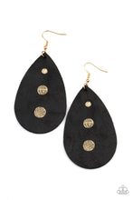 Load image into Gallery viewer, oak-sisters-jewelry-rustic-torrent-black-earrings-paparazzi-accessories-by-lisa