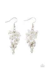 Load image into Gallery viewer, oak-sisters-jewelry-bountiful-bouquets-white-earrings-paparazzi-accessories-by-lisa