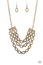 Load image into Gallery viewer, oak-sisters-jewelry-repeat-after-me-brass-necklace-paparazzi-accessories-by-lisa