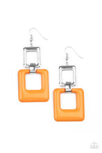 Load image into Gallery viewer, oak-sisters-jewelry-twice-as-nice-orange-earrings-paparazzi-accessories-by-lisa