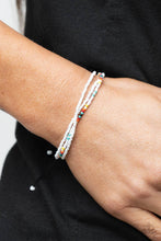 Load image into Gallery viewer, Paparazzi 🔆 Basecamp Boyfriend - White Bracelet