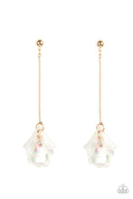 Load image into Gallery viewer, oak-sisters-jewelry-keep-them-in-suspense-gold-post earrings-paparazzi-accessories-by-lisa