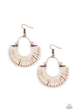 Load image into Gallery viewer, oak-sisters-jewelry-threadbare-beauty-copper-earrings-paparazzi-accessories-by-lisa
