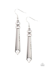 Load image into Gallery viewer, oak-sisters-jewelry-sparkle-stream-white-earrings-paparazzi-accessories-by-lisa