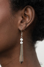 Load image into Gallery viewer, Paparazzi 🔆Sparkle Stream - White Earrings