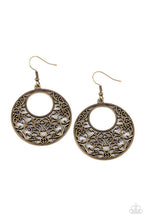 Load image into Gallery viewer, oak-sisters-jewelry-vineyard-romance-brass-earrings-paparazzi-accessories-by-lisa