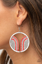 Load image into Gallery viewer, Paparazzi 🔆 Delightfully Deco - Red Earrings