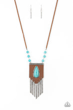 Load image into Gallery viewer, oak-sisters-jewelry-enchantingly-tribal-blue-necklace-paparazzi-accessories-by-lisa