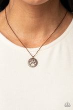 Load image into Gallery viewer, Paparazzi 🔆 Think PAW-sitive - Copper Necklace