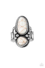 Load image into Gallery viewer, oak-sisters-jewelry-magical-mesas-white-ring-paparazzi-accessories-by-lisa