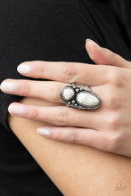 Load image into Gallery viewer, Paparazzi 🔆 Magical Mesas - White Ring
