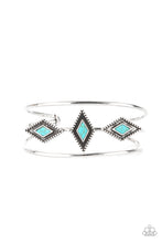 Load image into Gallery viewer, oak-sisters-jewelry-desert-diamondback-blue-bracelet-paparazzi-accessories-by-lisa