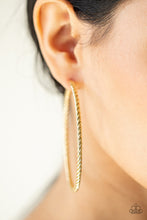 Load image into Gallery viewer, Paparazzi 🔆 Resist The Twist - Gold Earrings
