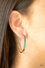 Load image into Gallery viewer, Paparazzi π Somewhere Over the OMBRE - Blue Earrings
