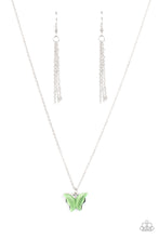 Load image into Gallery viewer, oak-sisters-jewelry-butterfly-prairies-green-necklace-paparazzi-accessories-by-lisa