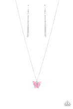 Load image into Gallery viewer, oak-sisters-jewelry-butterfly-prairies-pink-necklace-paparazzi-accessories-by-lisa