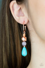 Load image into Gallery viewer, Paparazzi 🔆 Boulevard Stroll - Copper Earrings